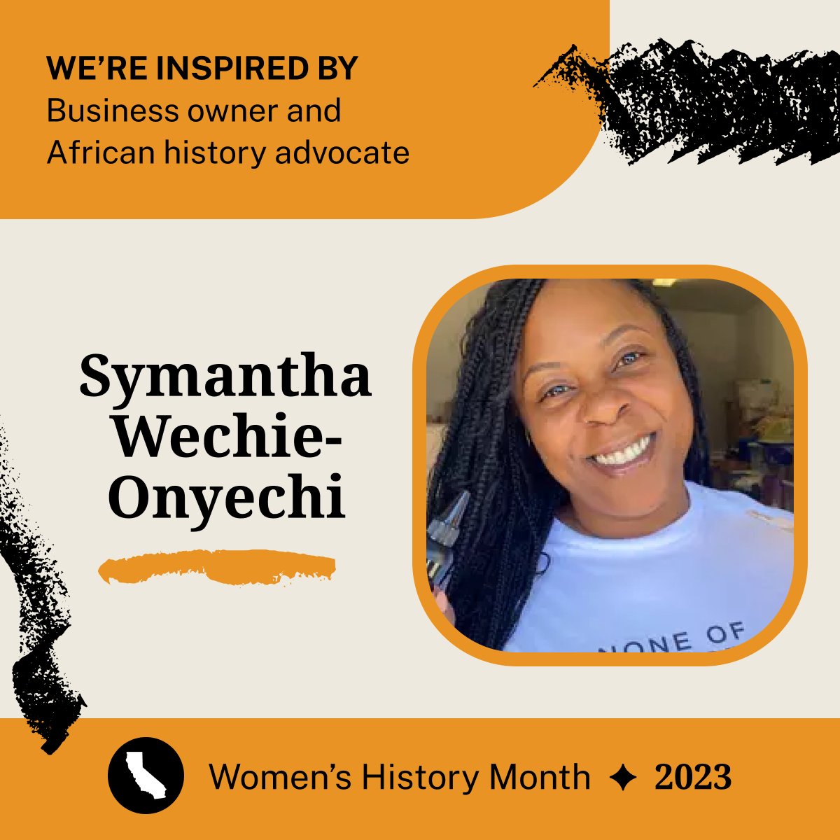 CaliforniaODI's tweet photo. ODI Content Strategist @thepegisin: “I’m inspired by Symantha Wechie-Onyechie, who weaves African history into social posts for her nail polish business, @ooo_polish. I have learned more from her about the queens, kings, locations, and events of Africa than I ever did in school.” https://t.co/7NlKK6YInp