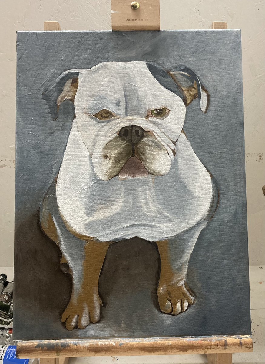 owens_jilly's tweet photo. #wip #WorkinProgress #artlife #oilpainting #oils #petportrait #fineart https://t.co/ERWWVrc0NL