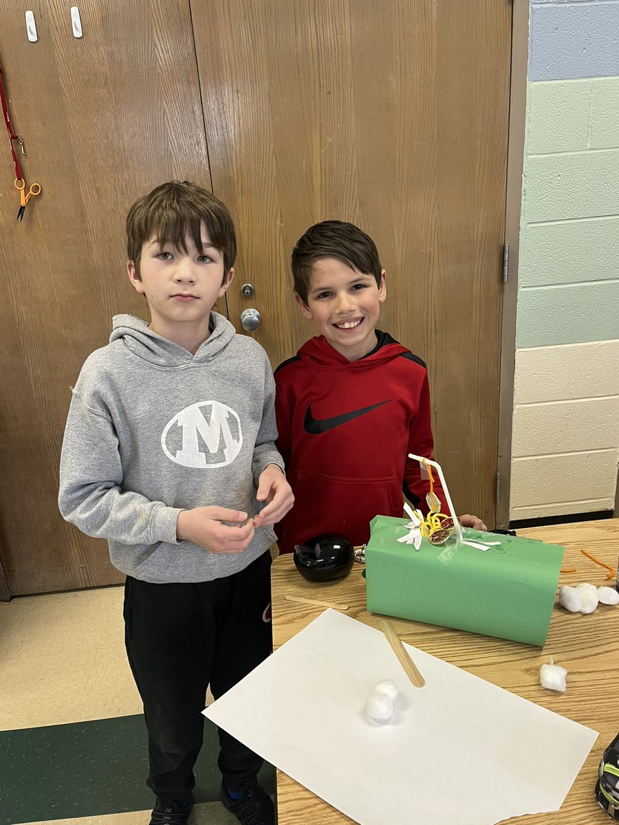 fennhicks's tweet photo. Making leprechaun traps with our second grade buddies!  Now we wait and see if we get the gold!  🍀 https://t.co/oBnXoZgY0R