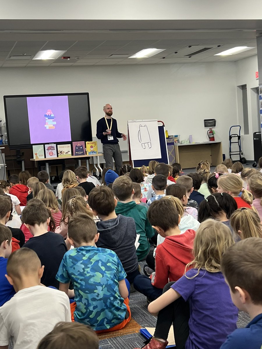 RFooden's tweet photo. An amazing author visit today!! Thank you, @JacobGrantBooks https://t.co/SrWMYU44Rd