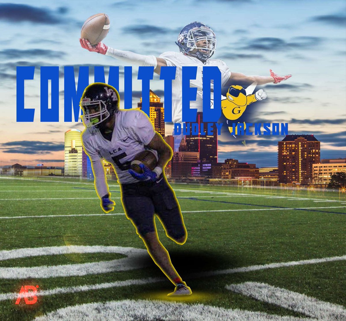 dudley_jackson6's tweet photo. After much thought and talking with the man above, I am now committed to Graceland university💙 #onlythetough https://t.co/Kz3da1BriZ
