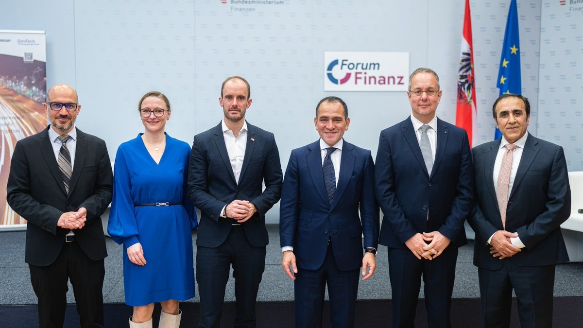 ArturoHerrera_G's tweet photo. With 8.5 billion smartphones, the future for many services is Mobile Government. We discussed ways to implement #mGov to help development at an event in Vienna with State Secretary Florian Tursky. Proud of our partnership with Austria’s Ministry of Finance on this crucial agenda. https://t.co/Pd8KcoFd6Z