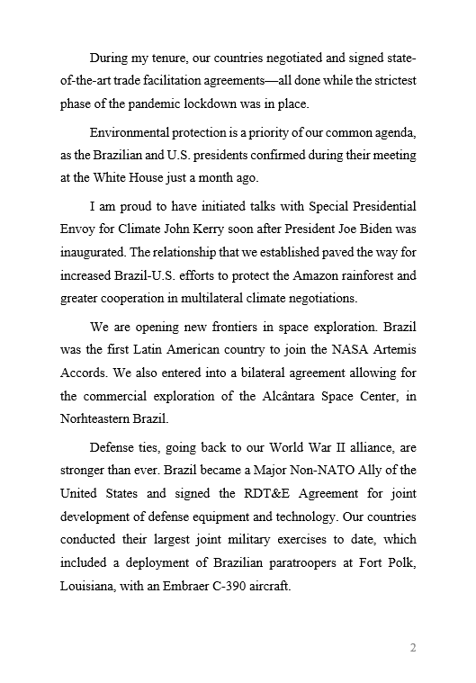 Amb_Forster's tweet photo. Here are my remarks at the farewell ceremony. https://t.co/9su9cSE4Nl