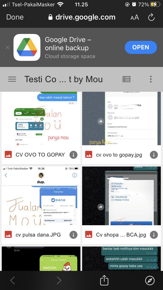 ini wm testi toko gue, kalo ada yg share drive ini dan pake wm persis kaya gini selain gue berarti itu fix nipu ya guys, dan TOKO MOU UDAH CLOSE, jadi tolong hati hati ya buat cust/BA yang mau cv or beli apprem🥺🙏🏻