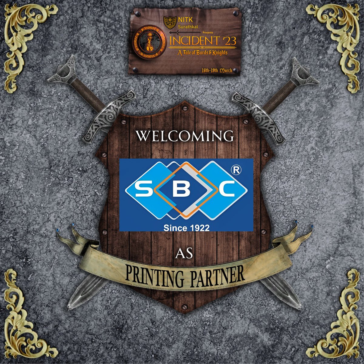 incident_nitk's tweet photo. We further extend our warm greetings to B'Plus, School Book Company, Moti Mahal, Xtreme Fit &amp; Fight Club for their immense support as our sponsors for the 2023 edition.

#bplus #salon #SBC #printing #MotiMahal #comfort #Xtreme #fitandfight #sponsor #inci23 #incident2023 #fest https://t.co/dmMXpuCc5a
