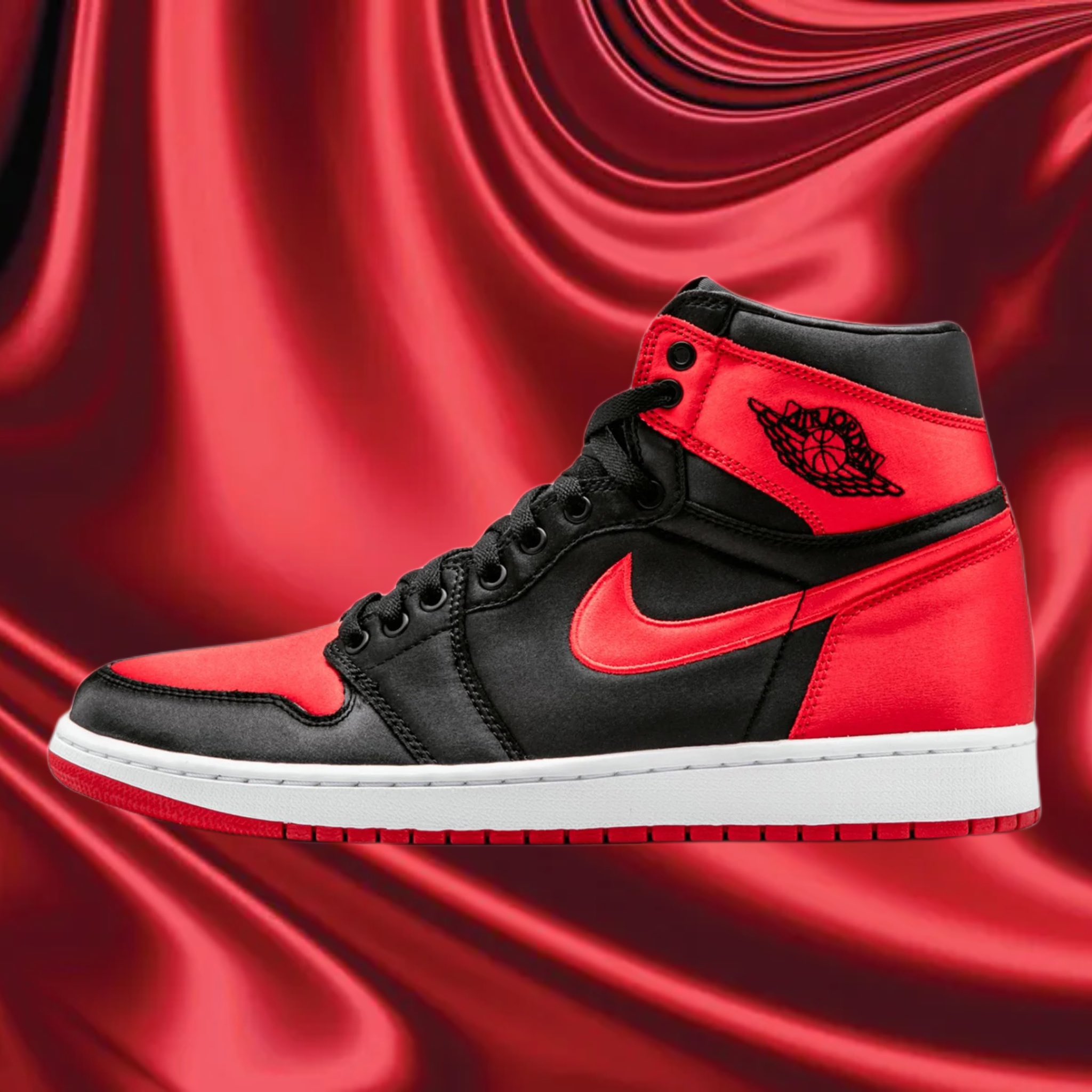 KicksFinder on X: "FIRST LOOK: WMNS Air Jordan 1 "Satin Bred