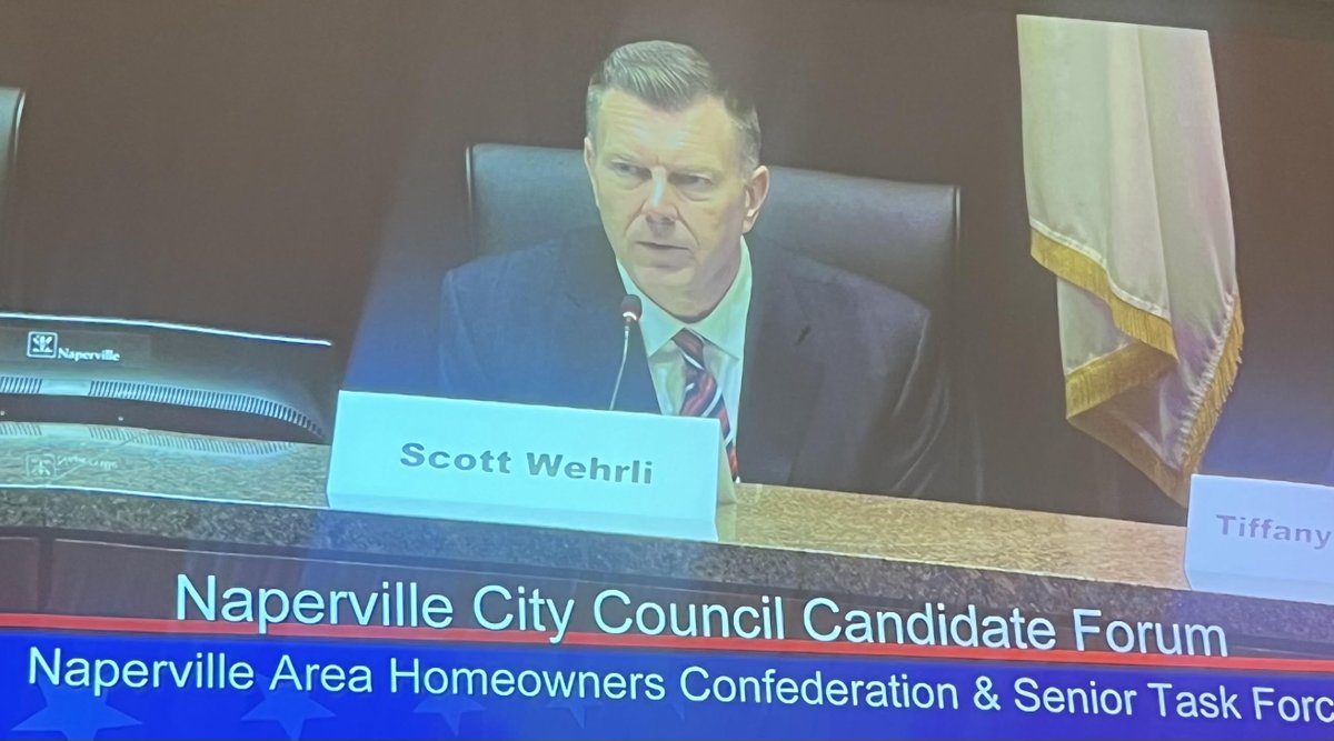 Scott Wehrli for Naperville on Twitter "Thank you to the Naperville