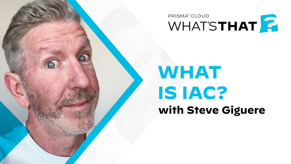 Cloud-native security advocate @_SteveGiguere_ breaks down the basics of #InfrastructureasCode in this episode of What's That? with Prisma Cloud: bit.ly/3YQDoni