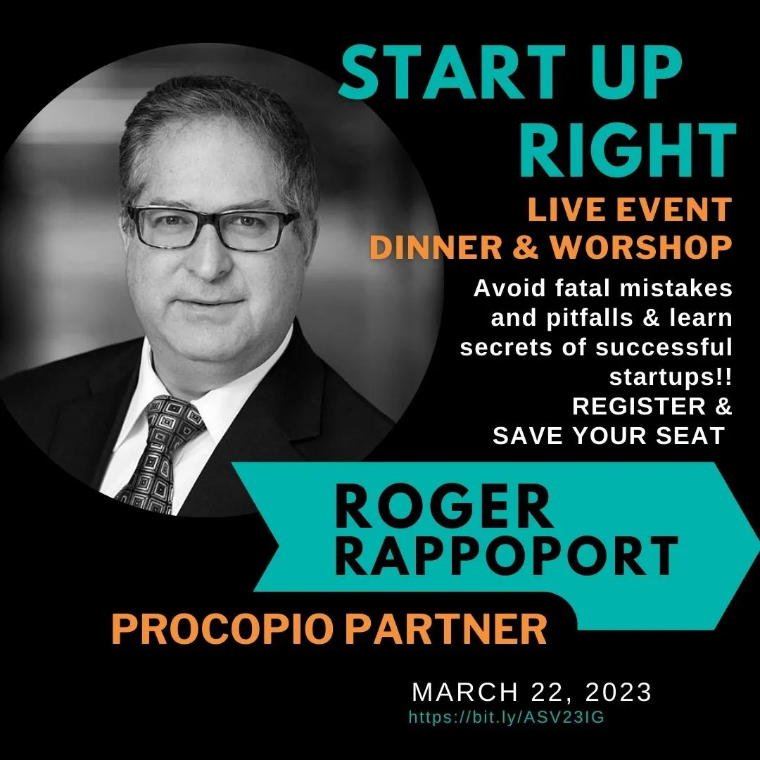 FOR SERIOUS STARTUP FOUNDERS ONLY! Seats are going FAST. Save your seat now. Live STARTUP Workshop, Dinner & Networking. buff.ly/4290Sqc...  #startupskills 
@procopiolaw 
.
 #startupindonesia #startupsidea #entrepreneurs #startupsworkshops #startuplauncherprogram #star…