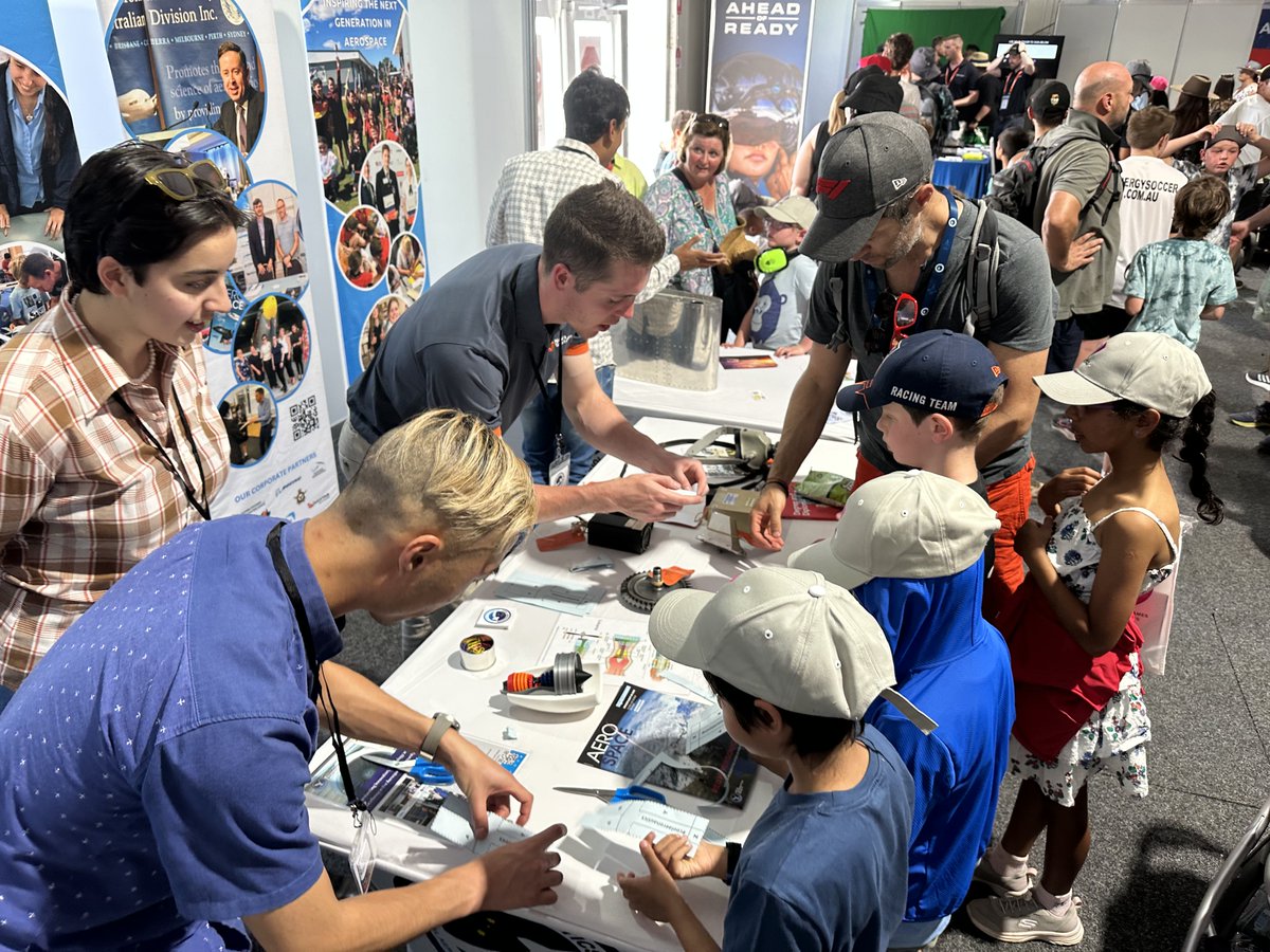 We've caught our breaths and can look back on #avalon2023 and the wonderful moments - thank you to all the volunteers that shared, inspired and encouraged the next generation!

#coolaeronautics #RoyalAeroAU #STEMeducation #aerospace