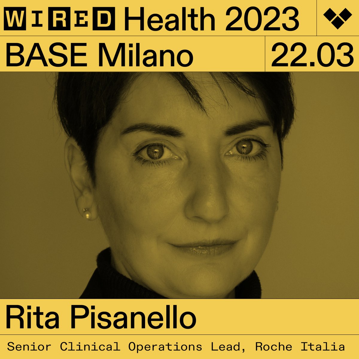wireditalia's tweet photo. A #WiredHealth, il nostro appuntamento dedicato alla salute e alle innovazioni per la vita, avremo Rita Pisanello, senior clinical Operations Lead, @RocheItalia e Gennaro Daniele, responsabile Fase I, Policlinico Gemelli di Roma. Registrati a #WH23: https://t.co/YnNS9gUHfF https://t.co/Hg81QE6lyM
