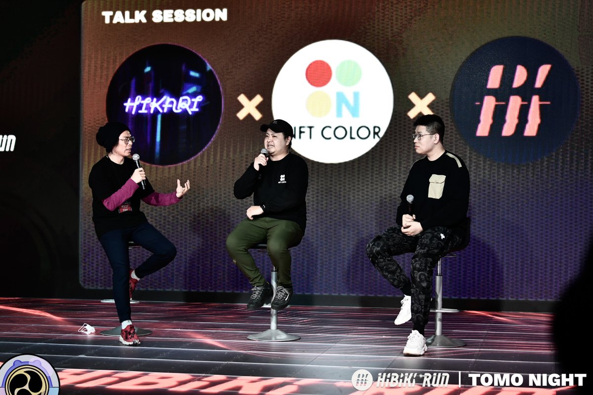 HibikiRunTeam's tweet photo. 🥳🗼What happened at #TOMONIGHT ❓

The Hibiki Run team gave speeches, had live discussions, &amp; had several talented artists perform: VR Artists, DJ's, dancers, beatboxers 🤯❗️

Didn't get to watch the Event? 🥹
Watch it here 🔗🔴😎 https://t.co/zOFndeJo9W
#HibikiRun #Pressevent https://t.co/vMt4Nx6BDJ