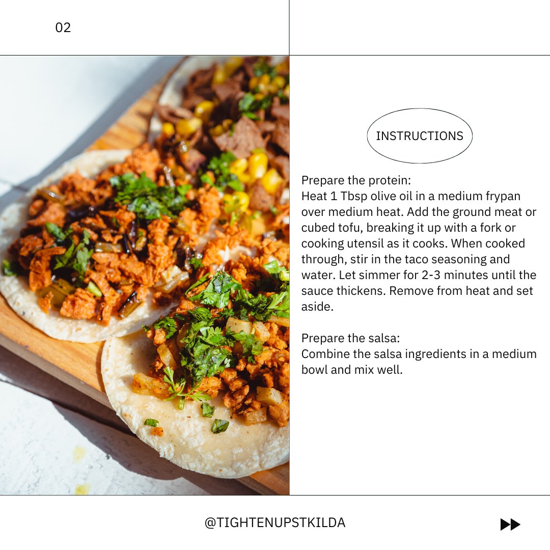 TightenUpFit's tweet photo. 🌮🌮Spice up your meal prep with our versatile Taco Bowl! Mix and match protein, spices, salsa, carbs, and cheese for endless flavour combinations.

You can change up the protein, the spices, the salsa, the carbs, and the kind of cheese. https://t.co/KnlzpgoOQK