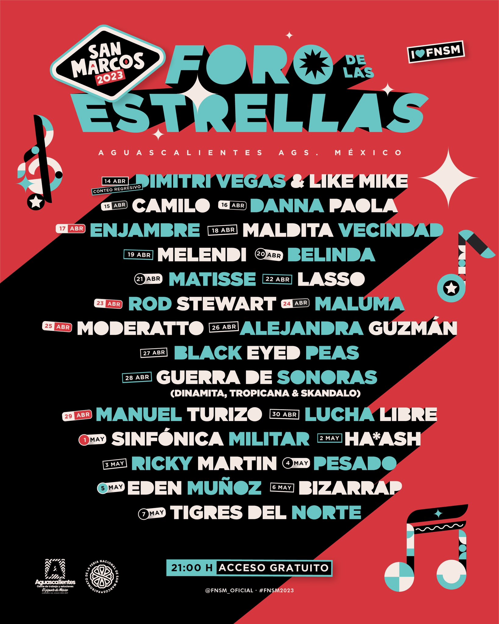 Feria de San Marcos on Twitter "Te presentamos el cartel oficial del 