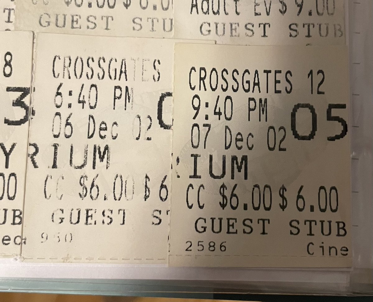 FinToLimb's tweet photo. @WHMPodcast I didn’t collect swords, but my high school friends and I thought we had found the next Matrix. Embarrassingly one of the few movies I’ve ever seen on back to back nights. @Crabin @jupin one of the last movies I saw at the old Crossgates 12 by the food court. https://t.co/HPP2gjQN7Y