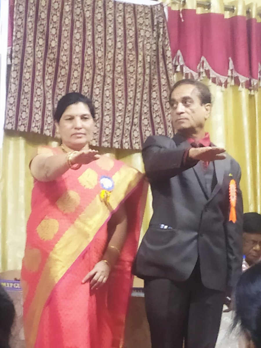 I am elected as President and my wife Smt Nagaratna R Sulakhe as Secretary of BHAVSAR VISION INDIA, DHARWAD-AREA 101 for the year 2023