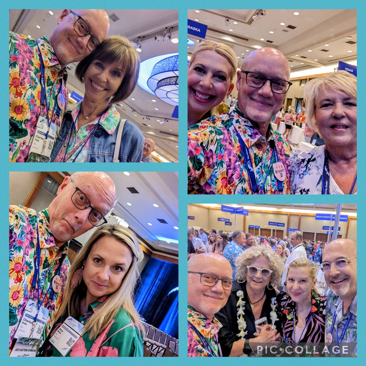 charlesepotts's tweet photo. Having fun hanging with our @icba #Ohana 💕 at the #ICBALive 🌺 #ICBPAC auction https://t.co/pVmzYlpboQ