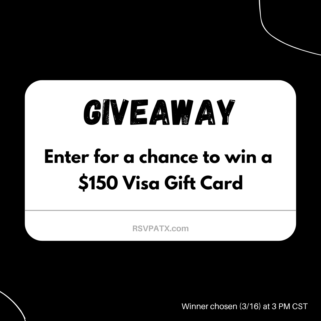 🚨 NEW CONTEST ALERT 🚨

1️⃣ RETWEET this
2️⃣ Follow <a href="/RSVPATX/">RSVPATX.com Parties & Events during SXSW 2026</a>
3️⃣ Follow <a href="/SXUnofficial365/">Unofficial Austin Guide during SXSW 2026</a>

To be entered for a chance to win a $150 Visa gift card ✨ (winner announced 3/16 at 3 PM)

 #SXSW2023 #SXSW23 #SXSW