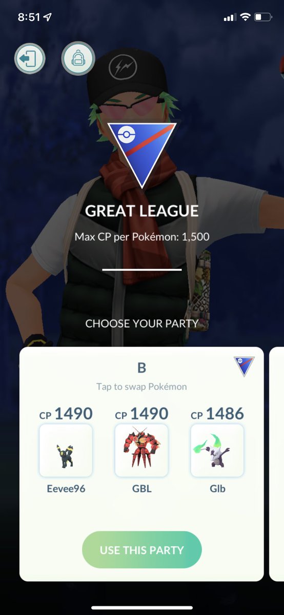 #PokemonGO #pvp #GOBattleLeague  10-0 record with this squad not bad need a second move for buzzy 🤔