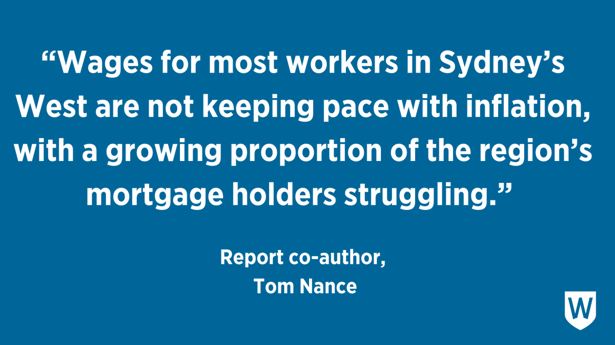 westsydunews's tweet photo. Co-author Tom Nance, Centre for Western Sydney, said due to lower household income levels in the region, the soaring costs of living is impacting Western Sydney disproportionately, highlighting the additional costs that come with living in Sydney’s West. #WSVOTES #nswpol https://t.co/j8LtGBgsmi