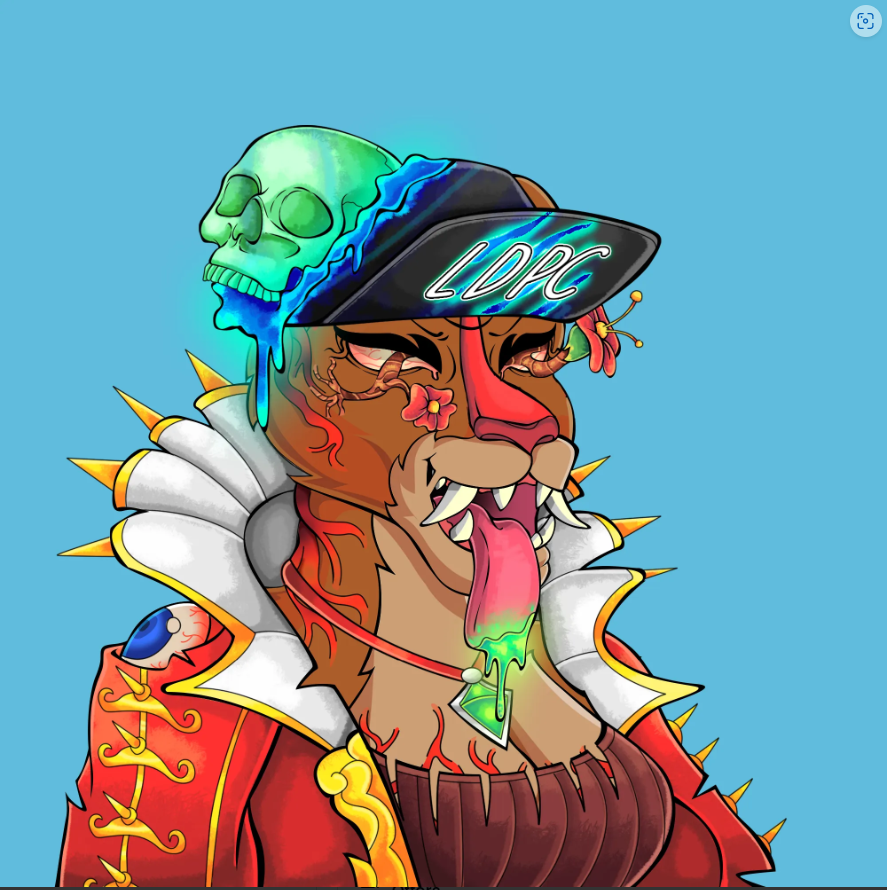 GroovyGiant's tweet image. Minted during the space! @lionsdenpoker 

#Wildside #Poker #LDPC Let's go!!!