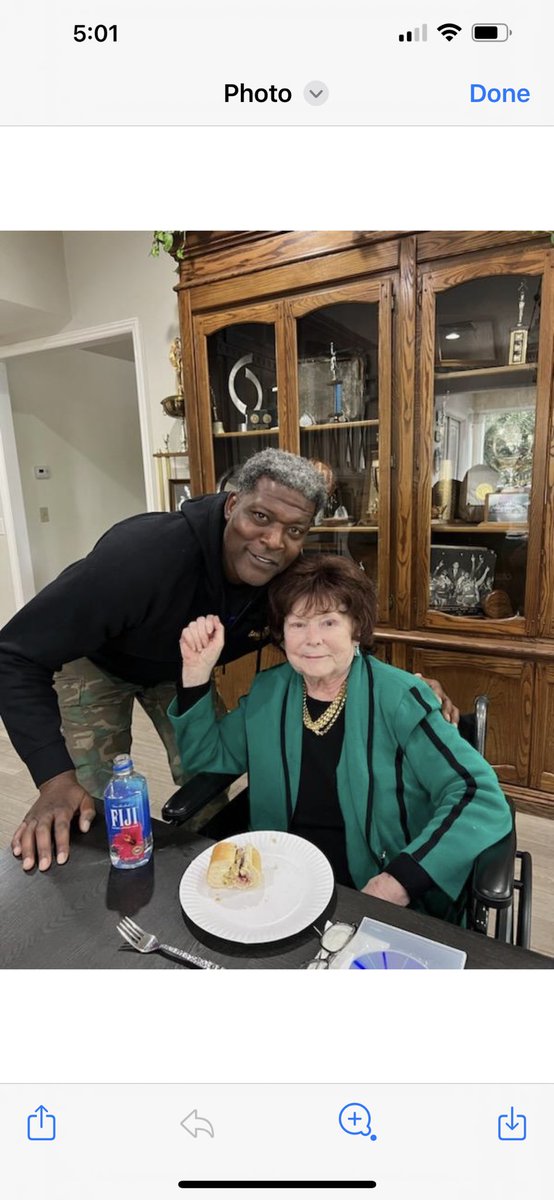 DannyTarkanian's tweet photo. The ⁦@TheOriginalLJ2⁩ visited with Lois Tarkanian today. Special man doing special things https://t.co/9X3LeyewIa