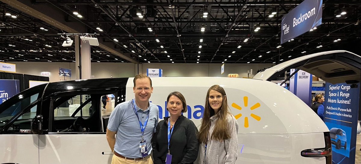 wheresPaunch's tweet photo. Looks like @canoo was at the @Walmart Year Beginning Meeting today in Florida. 

“Superior range &amp; space means business!” $GOEV https://t.co/VDMtiVtNrZ