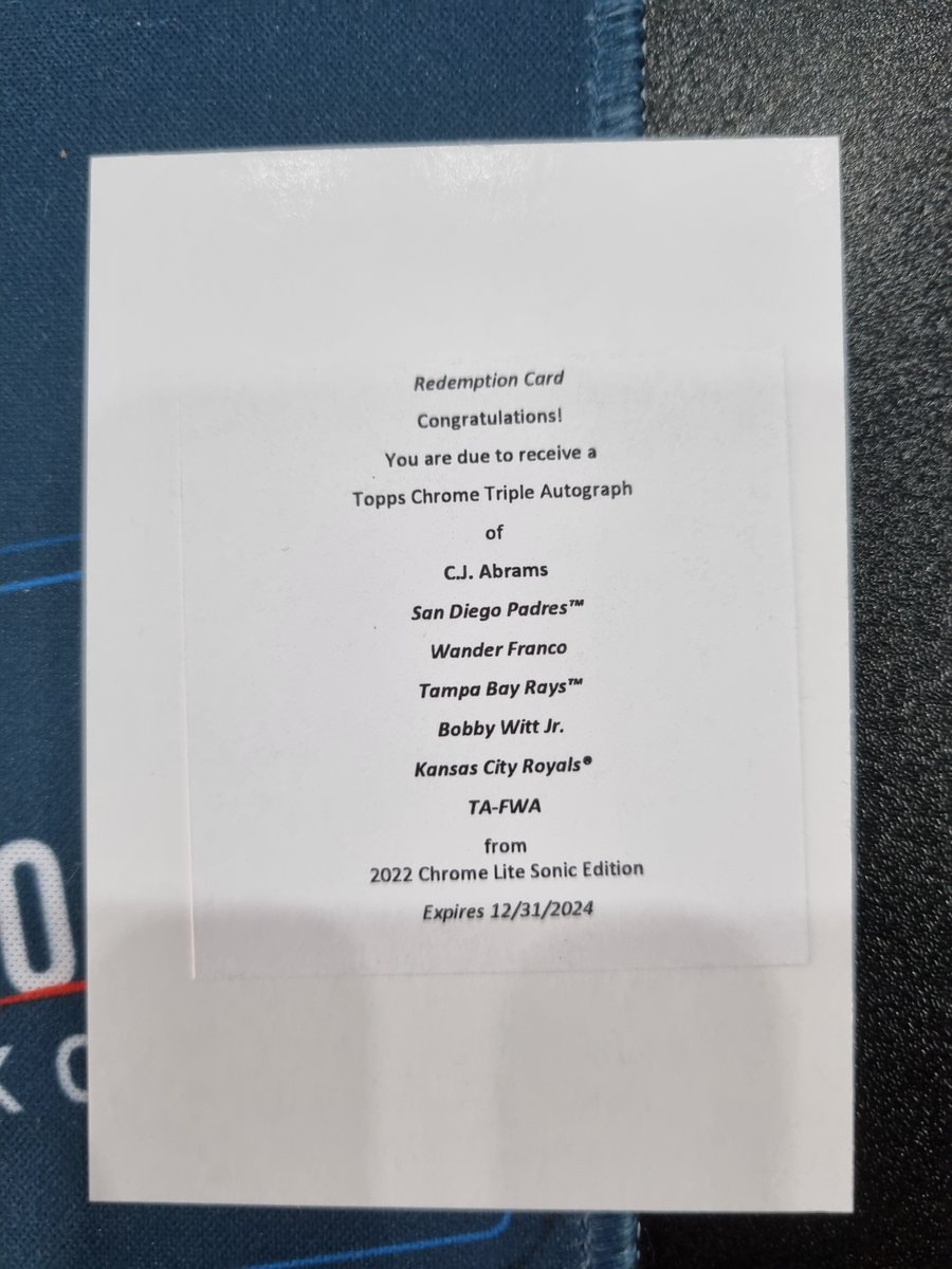 TheCardDigger's tweet image. I got a crazy redemption . Pull:youtube.com/shorts/skLhOIq…
#toppschromesonic #tripleauto