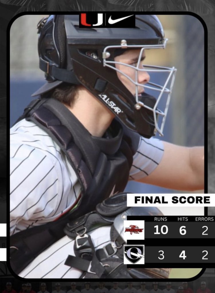 Another W in Florida. <a href="/GamalielJones/">Gamaliel Jones</a> and <a href="/bryce_ashlock/">Bryce Ashlock</a> with big days at the plate. <a href="/TristanTJKing/">Tristan King</a> and Cam Knutson handle the work on the mound! 

#DudesBeingBros
