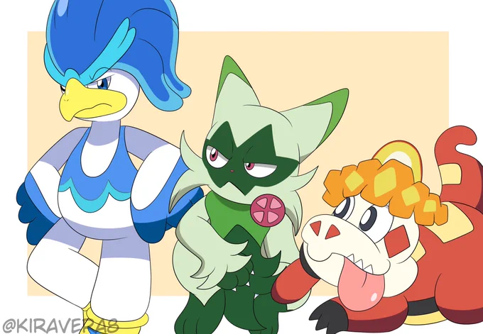 Paldea middle evos! #PokemonScarletViolet 