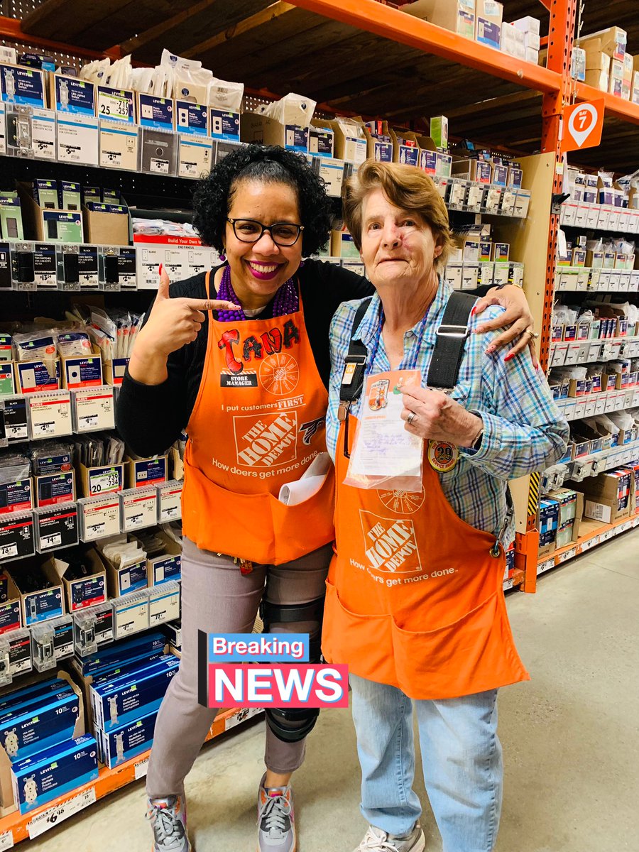 Meet Ms Joy or should I say Ms Passion for customers and In stock! Thank you very much for your hard work across the aisles of #0110. <a href="/SharptonDavid/">David Sharpton</a> <a href="/thdtunya/">Tunya Williams</a> @ASMMaribelOrtiz