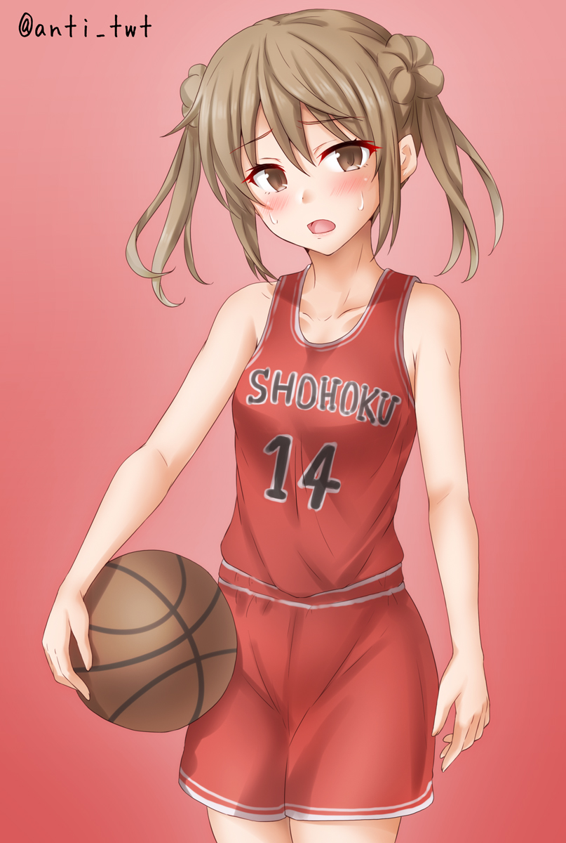 艦これ「満潮進水日おめでとう。うぉぉーー三っちゃーーん!!#艦これ 」|あんちのイラスト