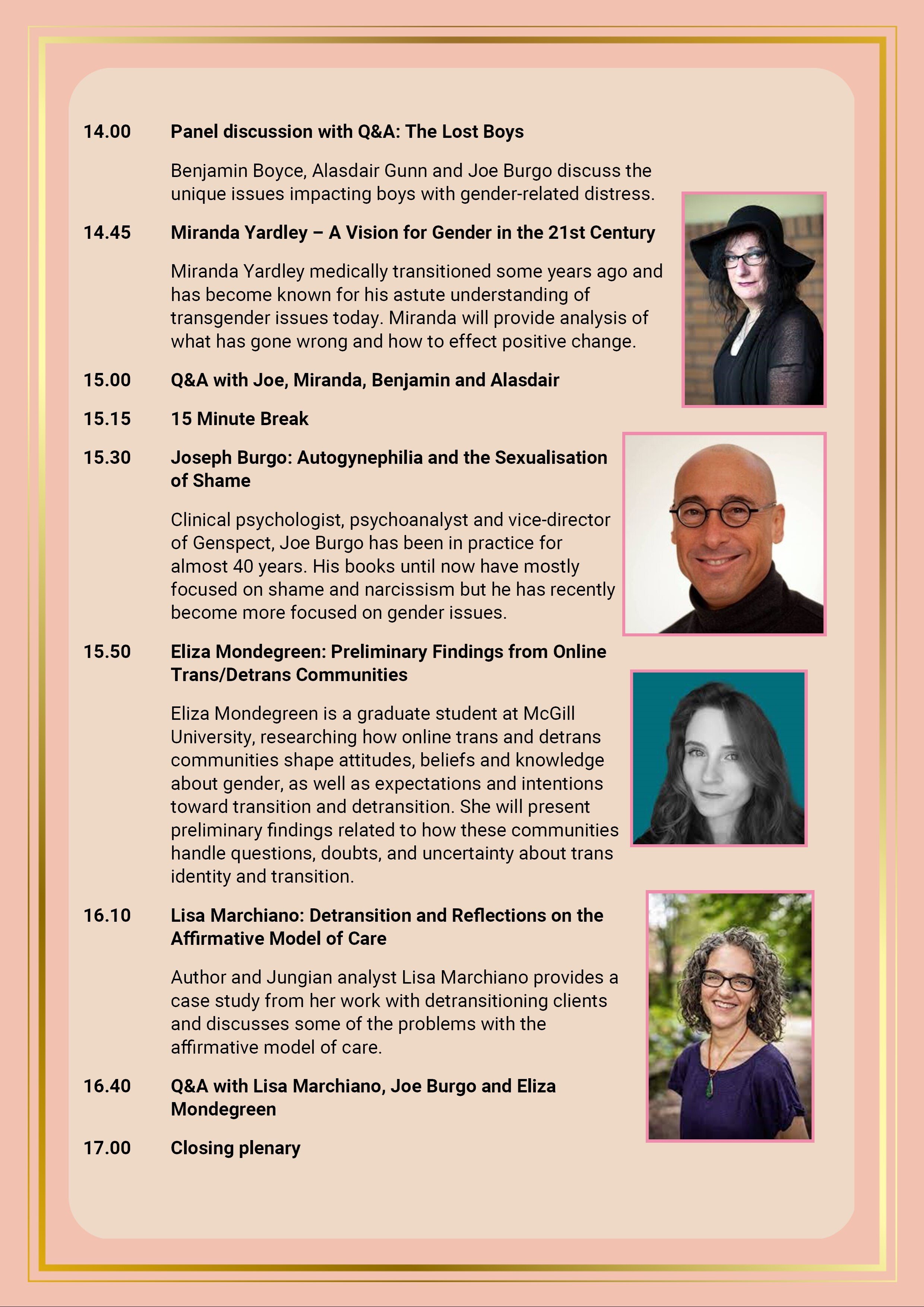 Genspect on Twitter "🧵Our "Bigger Picture" inperson conference in