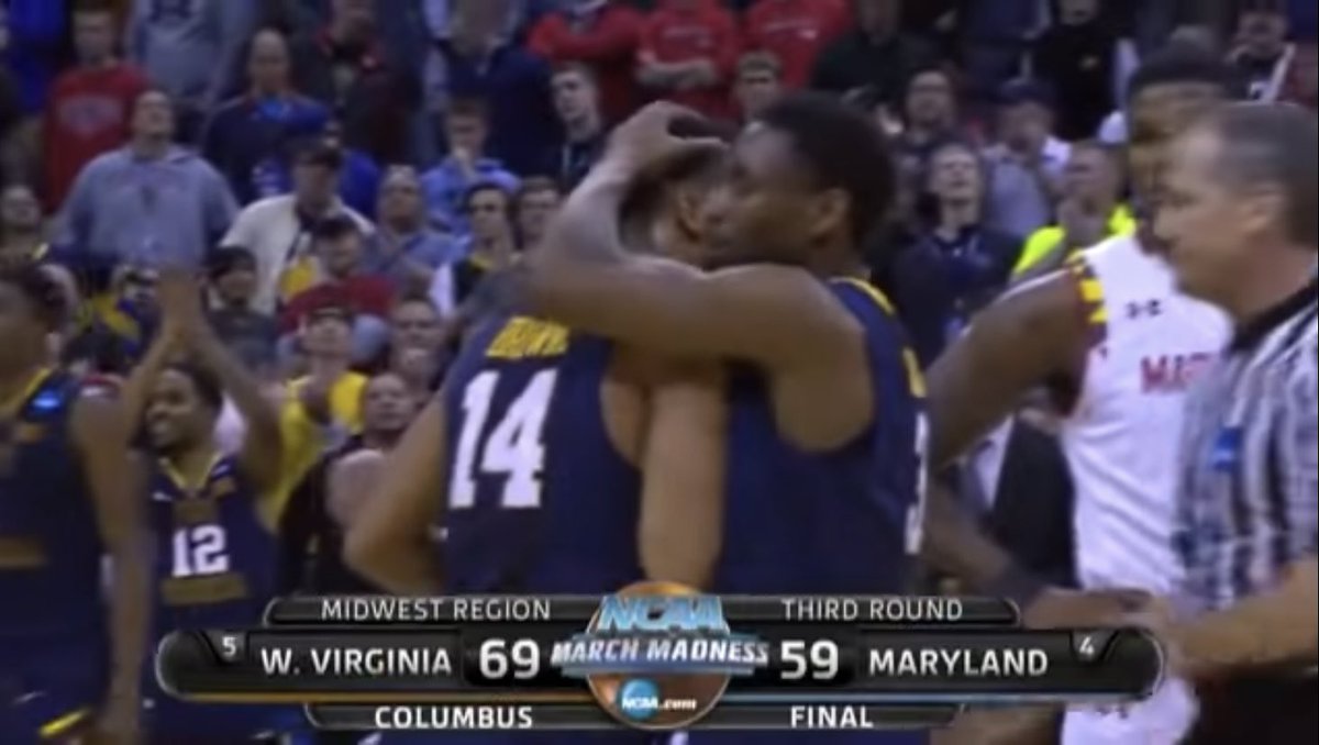 WVUPlzWin's tweet photo. I’ve never seen / interacted with a Maryland fan on this app; honestly surprised they even know how to use it.

But it’s crazy how they immediately talk about calling us “poverty” whilst having losing records against us in football &amp; basketball. 

Fuck the Twerps. #BeatMD https://t.co/QlNjrZxluT