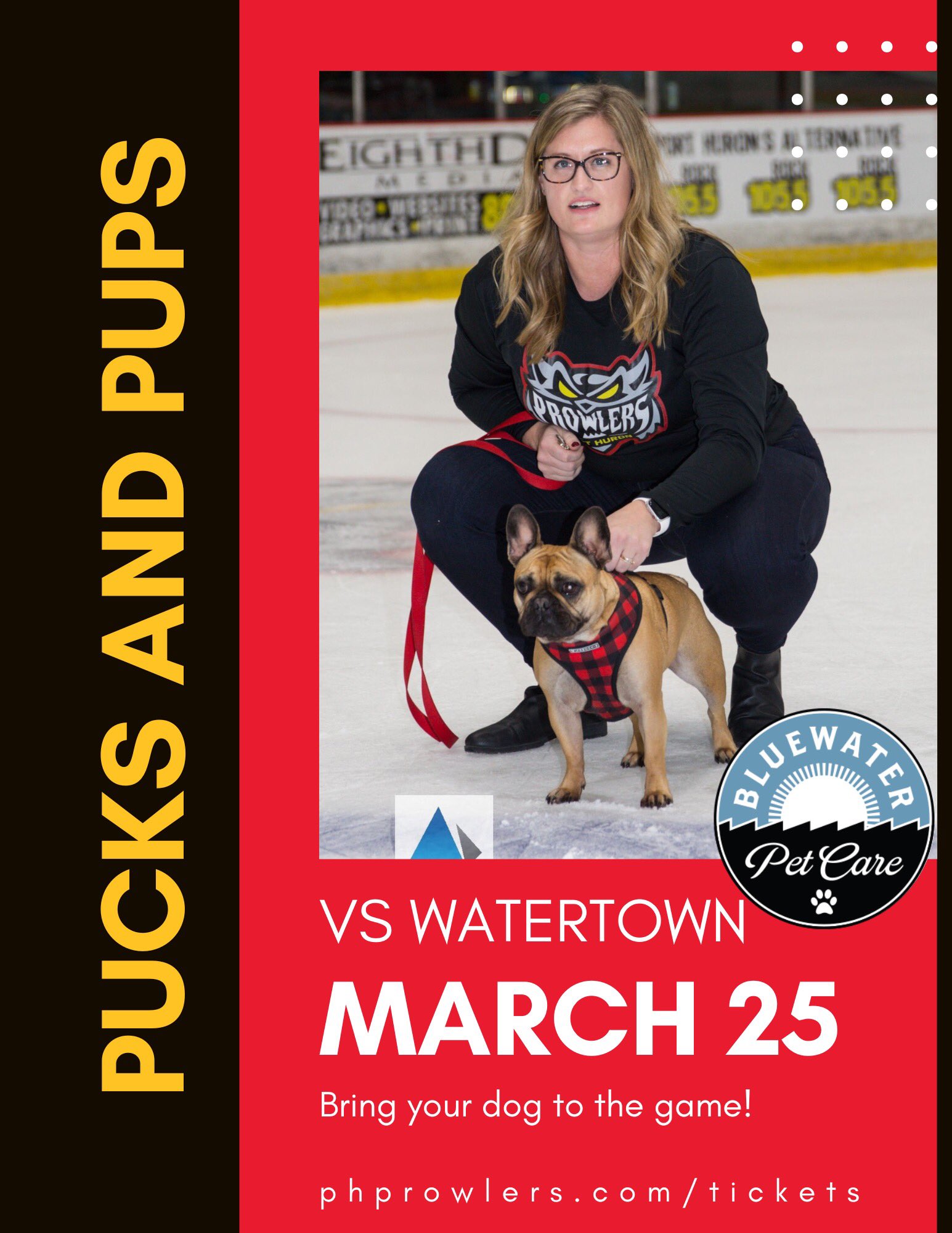 Port Huron Prowlers on Twitter "Our Pucks and Pups night is scheduled