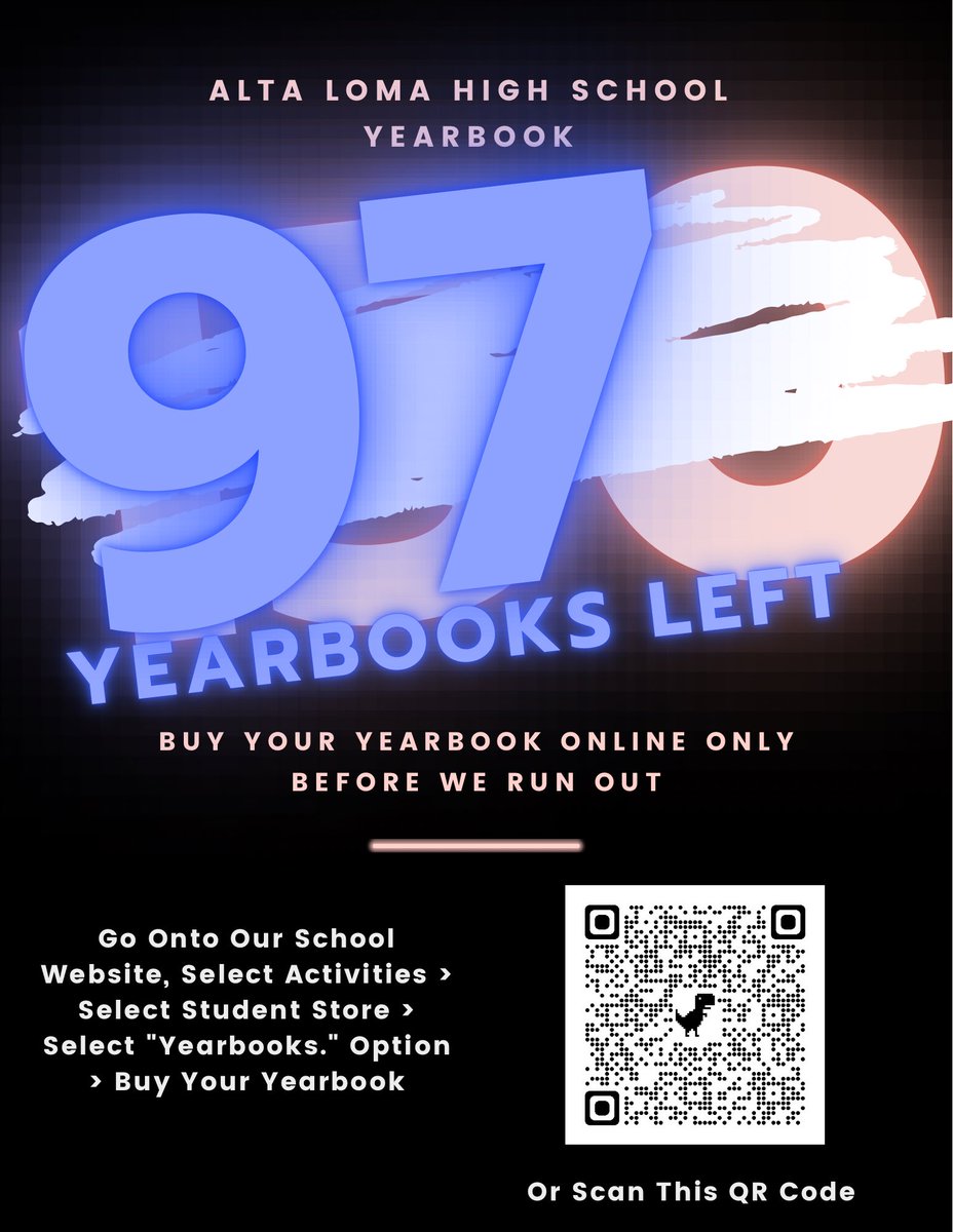 BUY YOUR YEARBOOK BEFORE WE SELL OUT! Link to purchase in our bio!