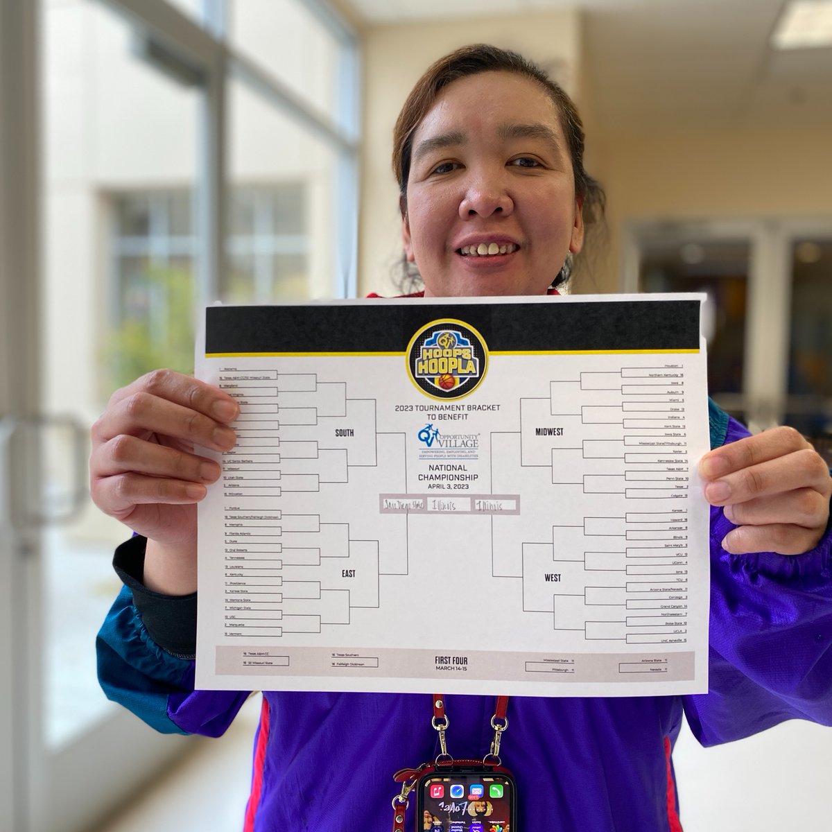OppVillageLV's tweet photo. The "Hoopla" is nearly here! Sign up for OV's charity bracket contest before 7 a.m., March 16 at https://t.co/Seu1TSBDB7. 🏀

All #OVHOOPS brackets must be filled out &amp; submitted before tip-off at 9 a.m. on March 16.
 
#Marchto100k #DDAM2023 #NCAA #collegebasketball #PicksForOV https://t.co/63VZzCrroU