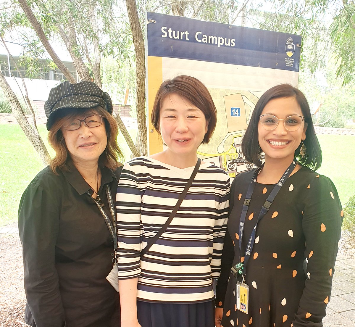 Interesting conversations around the valuable role nurses play across different cultures and care settings in facilitating #EndofLifeCare choices and conversations around #DeathandDying - @Priankabh with Yumi Naito and nursing PhD student, Satoko Usui, from Chiba University Japan