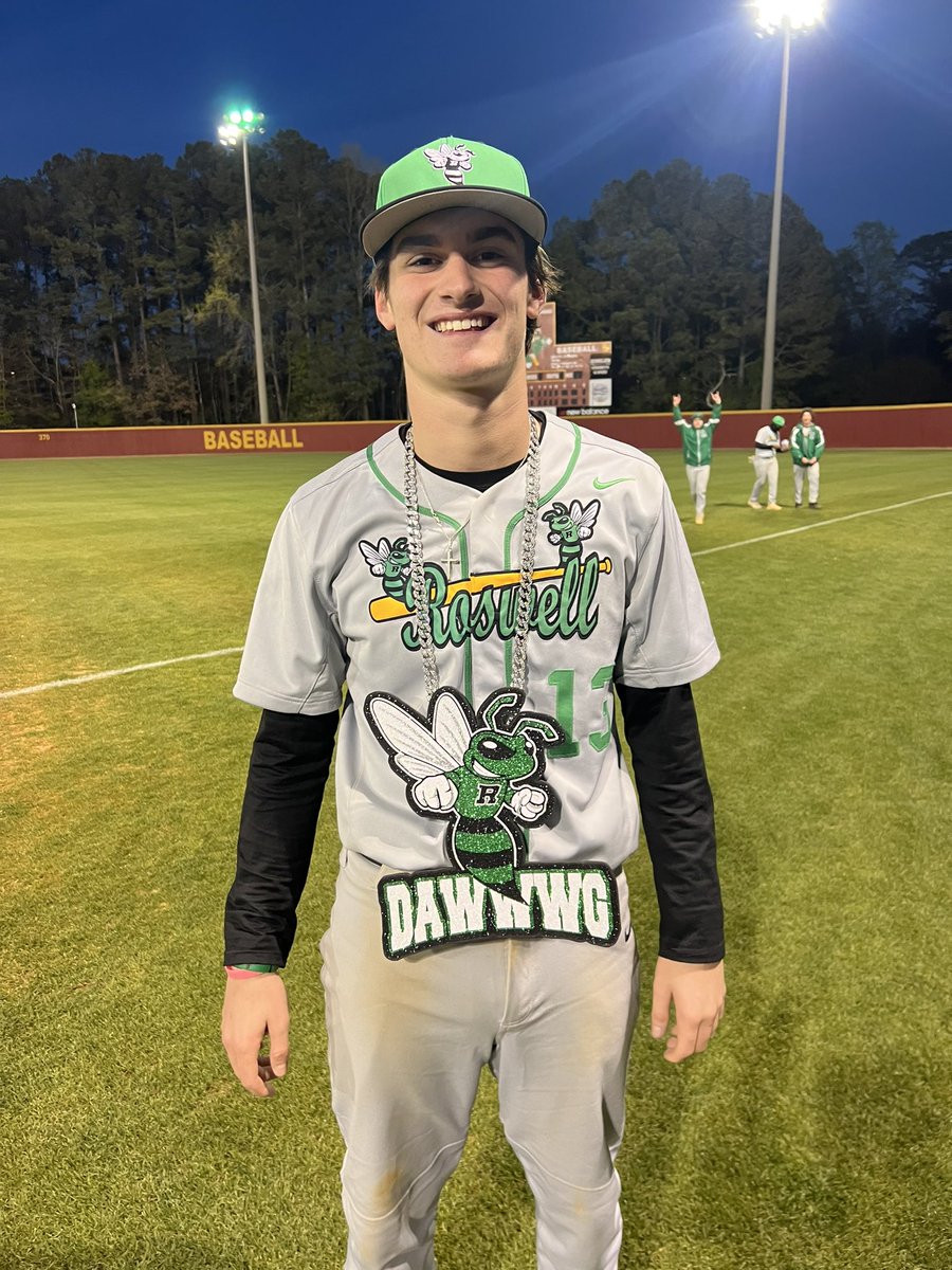 RoswellBaseball (@baseballroswell) on Twitter photo Big Time Region W!!
<a href="/PetteysWill/">will petteys</a> got the win going 6 innings. <a href="/Ryan_Travis_/">Ryan Travis</a> got the huge save with 2 K's to end the game 7-6!
Dawwwwg of the game goes to <a href="/blake_gartner/">Blake Gartner</a> with 3 hits. <a href="/CatherColby/">Colby Cather</a> <a href="/EmmettLovings/">Emmett Lovings</a> <a href="/EliMacDonald27/">Eli MacDonald</a> all had multiple hits! <a href="/BridgerDouglas1/">BD</a> with the 💣! Big Time Region W!!
<a href="/PetteysWill/">will petteys</a> got the win going 6 innings. <a href="/Ryan_Travis_/">Ryan Travis</a> got the huge save with 2 K's to end the game 7-6!
Dawwwwg of the game goes to <a href="/blake_gartner/">Blake Gartner</a> with 3 hits. <a href="/CatherColby/">Colby Cather</a> <a href="/EmmettLovings/">Emmett Lovings</a> <a href="/EliMacDonald27/">Eli MacDonald</a> all had multiple hits! <a href="/BridgerDouglas1/">BD</a> with the 💣!
