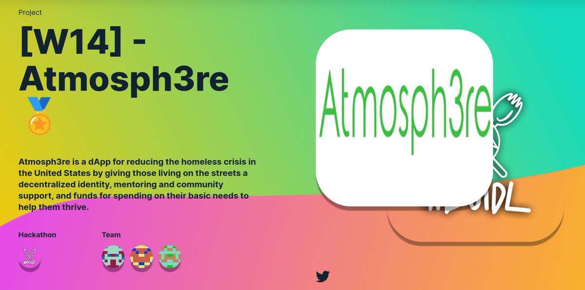 SRacoon23's tweet photo. /1We built a comprehensive front end integration on BOS!  

Meet our project,  #atmosph3re, a demo project with a decentralized front-end that does ERC20 donations. 
It uses BOS, Poylgon smart-contracts and IPFS/filecoin 👇🧵 https://t.co/mQMtjXfQbC