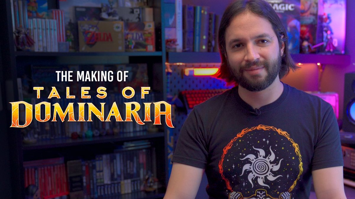 AndersOrozco's tweet photo. Get an exclusive look at the making of '#TalesofDominaria,' the epic soundtrack I composed for @wizards_magic, Join me behind the scenes as I reveal some exclusive insights into the creative process Watch now here https://t.co/1skv5zbkAh 
#magicthegathering #MTGPhyrexia #bts #mtg https://t.co/bC6dYmHMoj