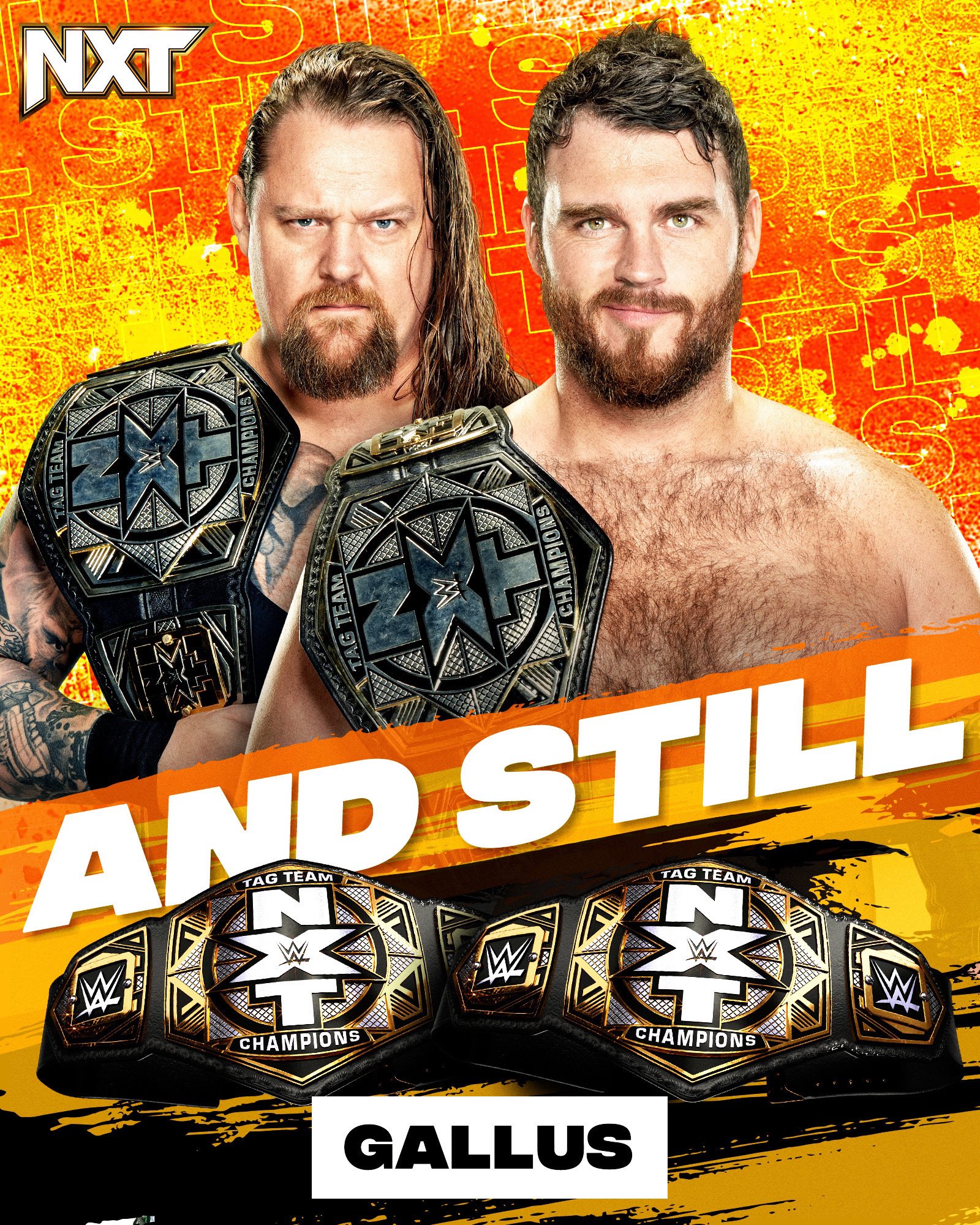 WWE NXT on Twitter: "Gallus Boys (Still) On Top! @WolfgangYoung and @m_coffey90 retain the #NXTTagTitles! #WWENXT https://t.co/Ab44WaoPai" / Twitter