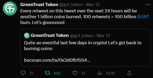 GreenTrust Token tweet media