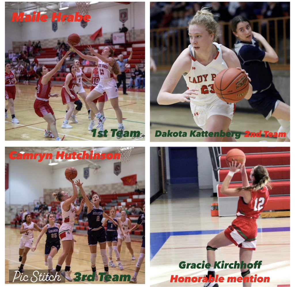 Congratulations to these four on being selected to MCL ALL-LEAGUE!!!! So proud of you!!❤️💚#PowerOfTheTribe #Hoops4Hayden