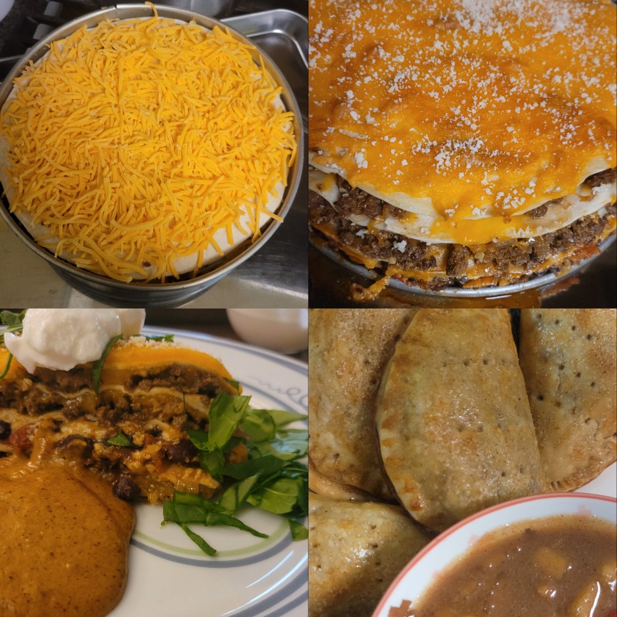 When #PiDay is #TacoTuesday: #Taco #Pie for #dinner & #baked #apple #empanadas for #dessert!

Yes, my kids have a mom who celebrates Pi Day culinarily each year & plenty of other holidays to 🤦‍♀️

#FeministFarmwife #MomLife #HolidayBaking #HolidayMeals #FoodKidsLove #HealthyCooking