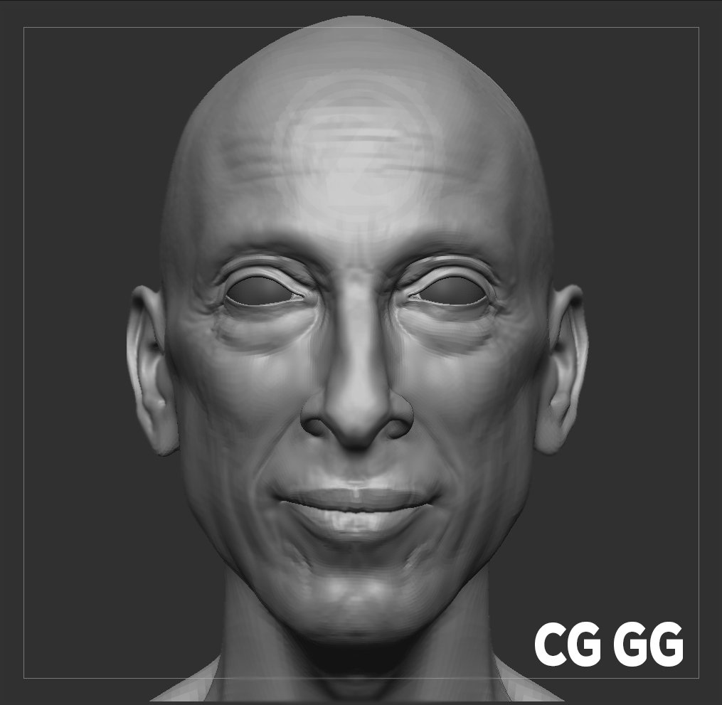 Little progress on the CG GG sculpt