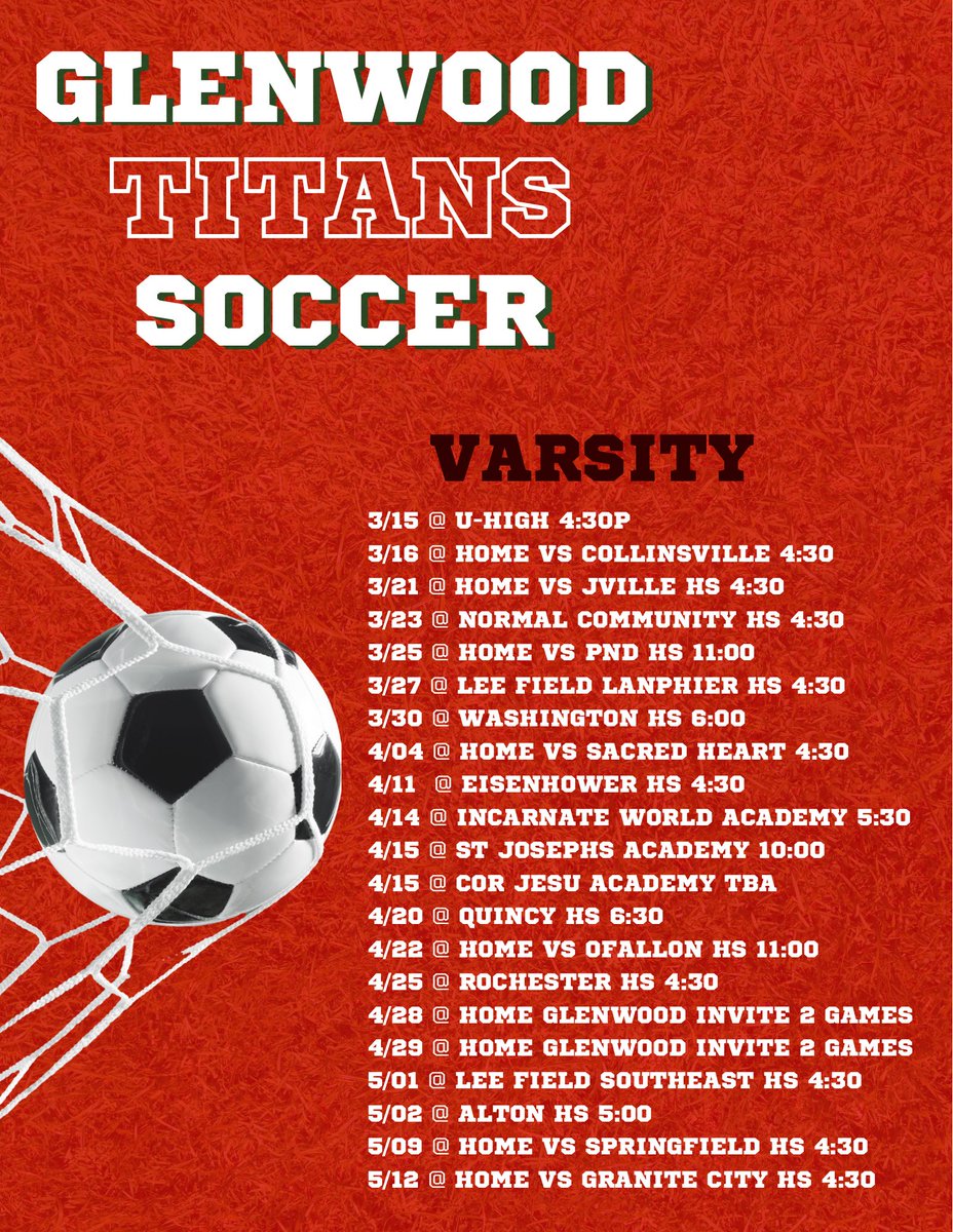 1st game of the season tomorrow ⚽️❤️@GT_titan_soccer @NCSACoachE @CentralILUnited @PrepSoccer @DanLauria3 #pitchpicks
