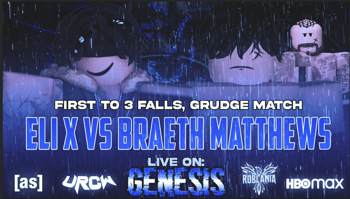 WPWMedia's tweet photo. MORE MATCHES ADDED to #WPWGenesis
@roarshrep defends his @RblxSwim Championship against #CleetusVanDam
@Z1Merchant takes on @TPOBraeth w/ @DannySydal RINGSIDE
@NSLRBLX takes on @psychojoyy in the 1ST ROUND of the WOMENS CHAMPIONSHIP ELIMINATOR TOURNAMENT!
#WPWGenesis https://t.co/ClEZSniAVS