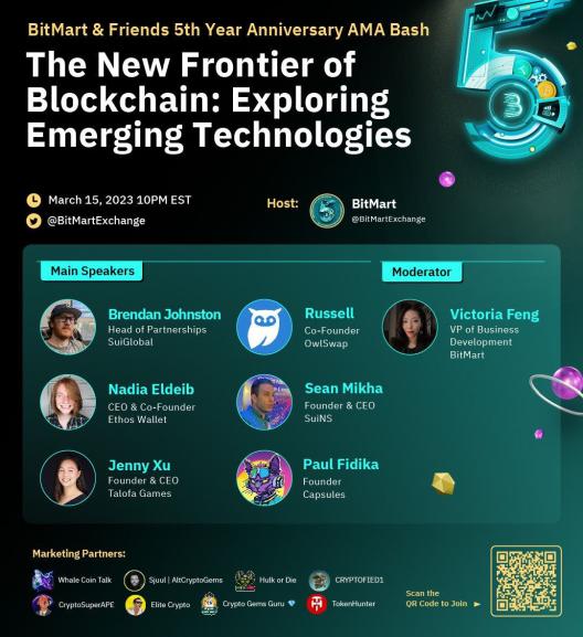 EthosWalletXYZ's tweet photo. Join our CEO and Co-founder @nseldeib in not one but TWO awesome spaces tomorrow 🎉

1/ 8:00am Pacific Nadia will join @SuiEcosystem @Clutchy_io  and friends to debrief on all things #SuiBuilderHouse and #EthDenver 

2/ 7:00pm Pacific she will join @BitMartExchange @mosaicregressor and friends to chat exploring emerging technologies and the new frontiers of blockchain.
