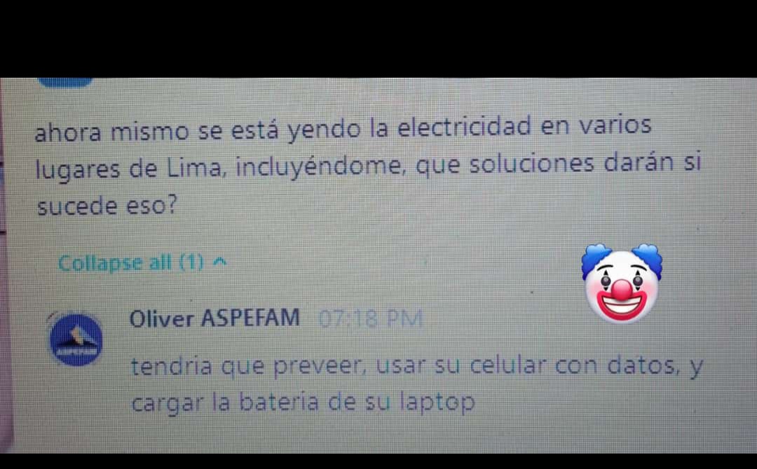 FEPEMH_'s tweet photo. #Aplazamiento
#ENAMPresencial
Totalmente fuera de contexto , fuera de la realidad. Si el sustento fueron los conflictos sociales en dos provincias para cambiar la modalidad del examen. Ahora que  medio Perú está afectado no piensan en la seguridad de los internos?
 @Aspefam https://t.co/gguKaknKcp